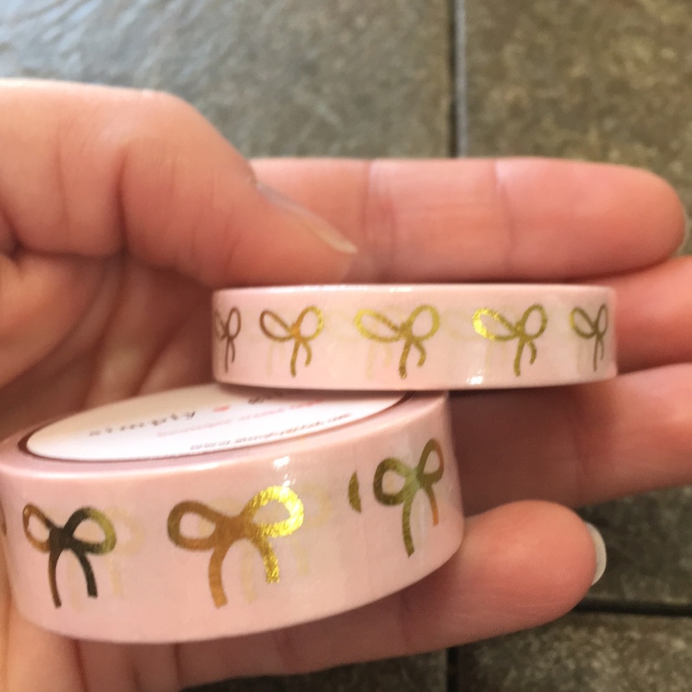 Simply Gilded gold bow washi